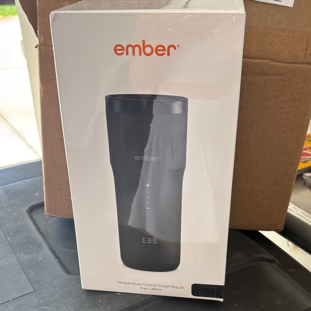 Ember Black Temperature Control Travel Mug 2+